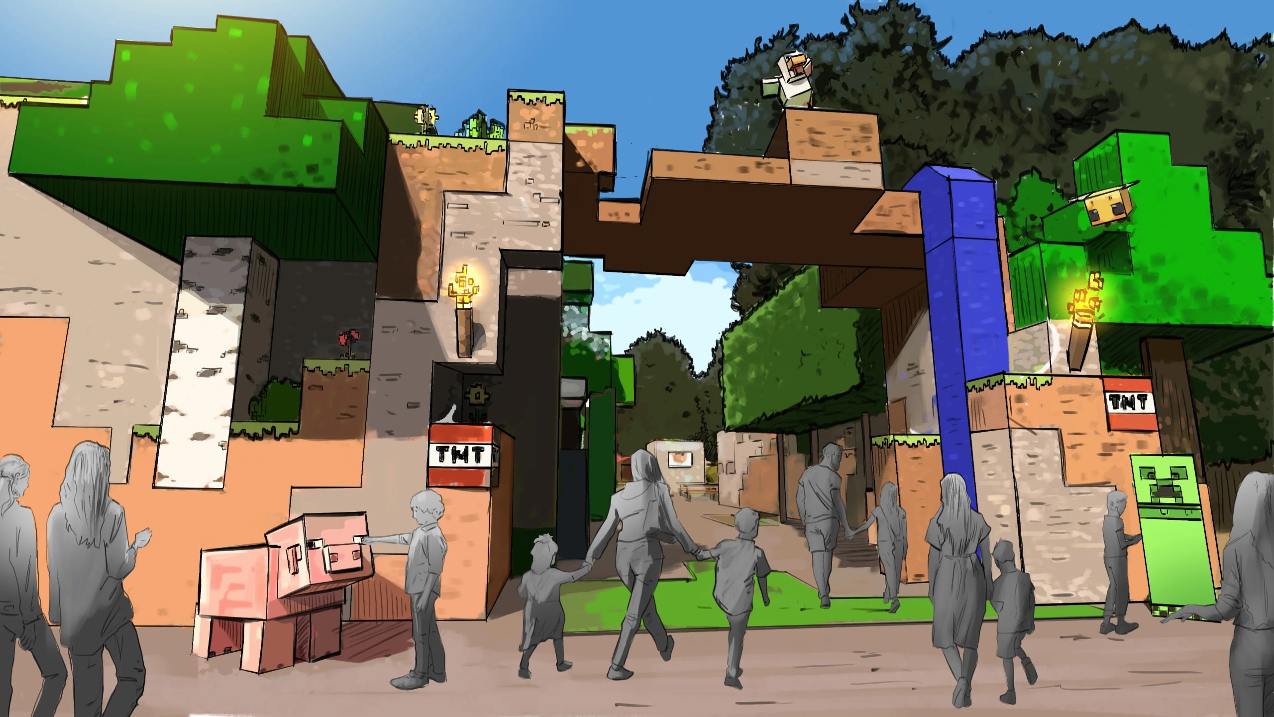 Minecraft Live Reveals Theme Park, New Biome, and Minecraft Dungeons II